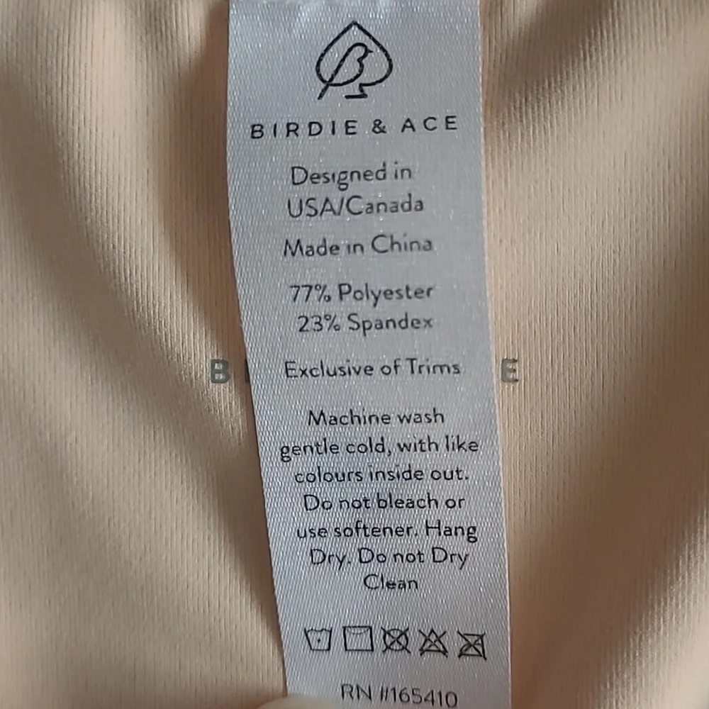 Birdie & Ace Tank Peach Sleeveless V-Neck Size M - Picture 4 of 5